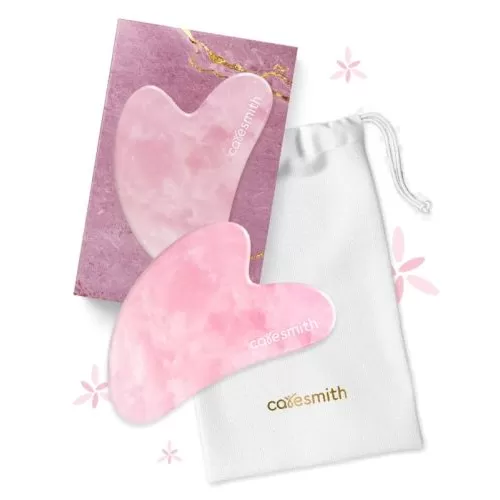 Caresmith Bloom Rose Quartz Gua Sha