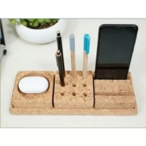 Cork 3-IN-ONE ORGANIZER TRAY Desktop Organizer 9C23107