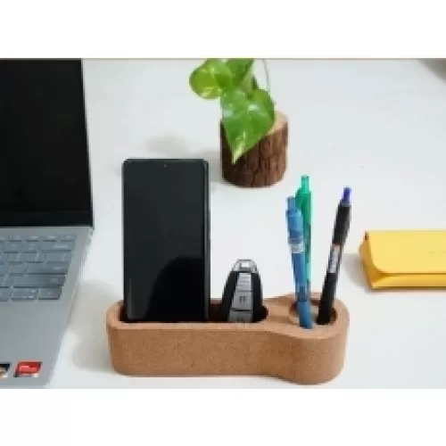 Cork PEN & CARD HOLDER Desktop Organizer 9C23114	