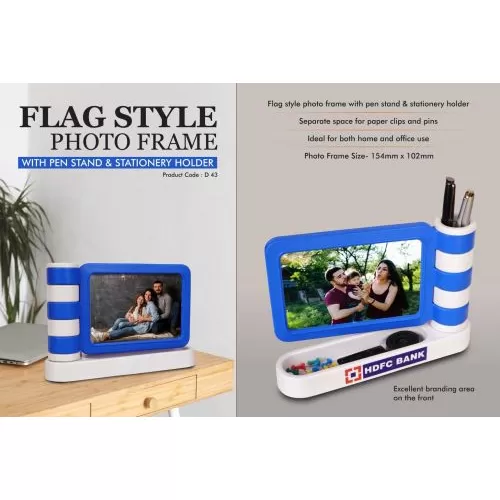 Flag Style Photo Frame D43