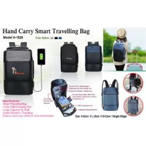 Hand Carry Smart Traveling Bag H 1526 in bulk for corporate gifting Promotional Duffle Carry Bags wholesale distributor supplier in Mumbai India