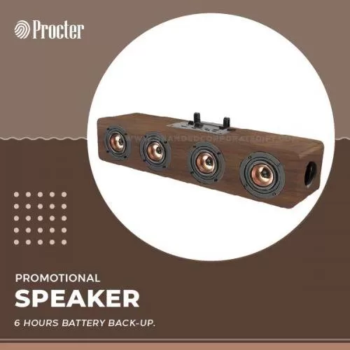 Landmark wooden bt store speaker