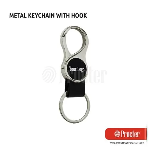 Metal Keychain with Hook