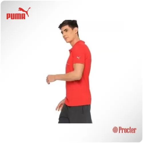 Puma ESN Polo T-Shirt Red