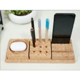 Cork 3-IN-ONE ORGANIZER TRAY Desktop Organizer 9C23107