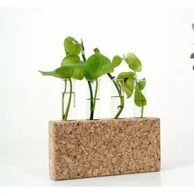 Cork BRICK TEST TUBE PLANTER 9C23209