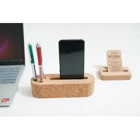 CORK PEN & MOBILE HOLDER Desktop Organizer 9C23113