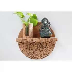 CORK TABLE TOP PLANTERS SHELF DECOR FOR PLANTERS 9C23315