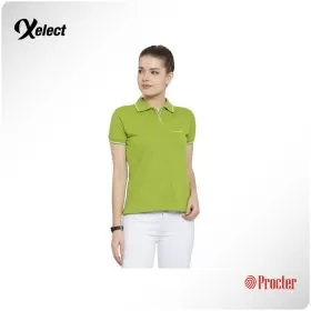 Xelect Scott Organic Cotton Tipped Polo T-Shirt Female